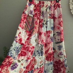 ✨Floral Pattern Midi Skirt